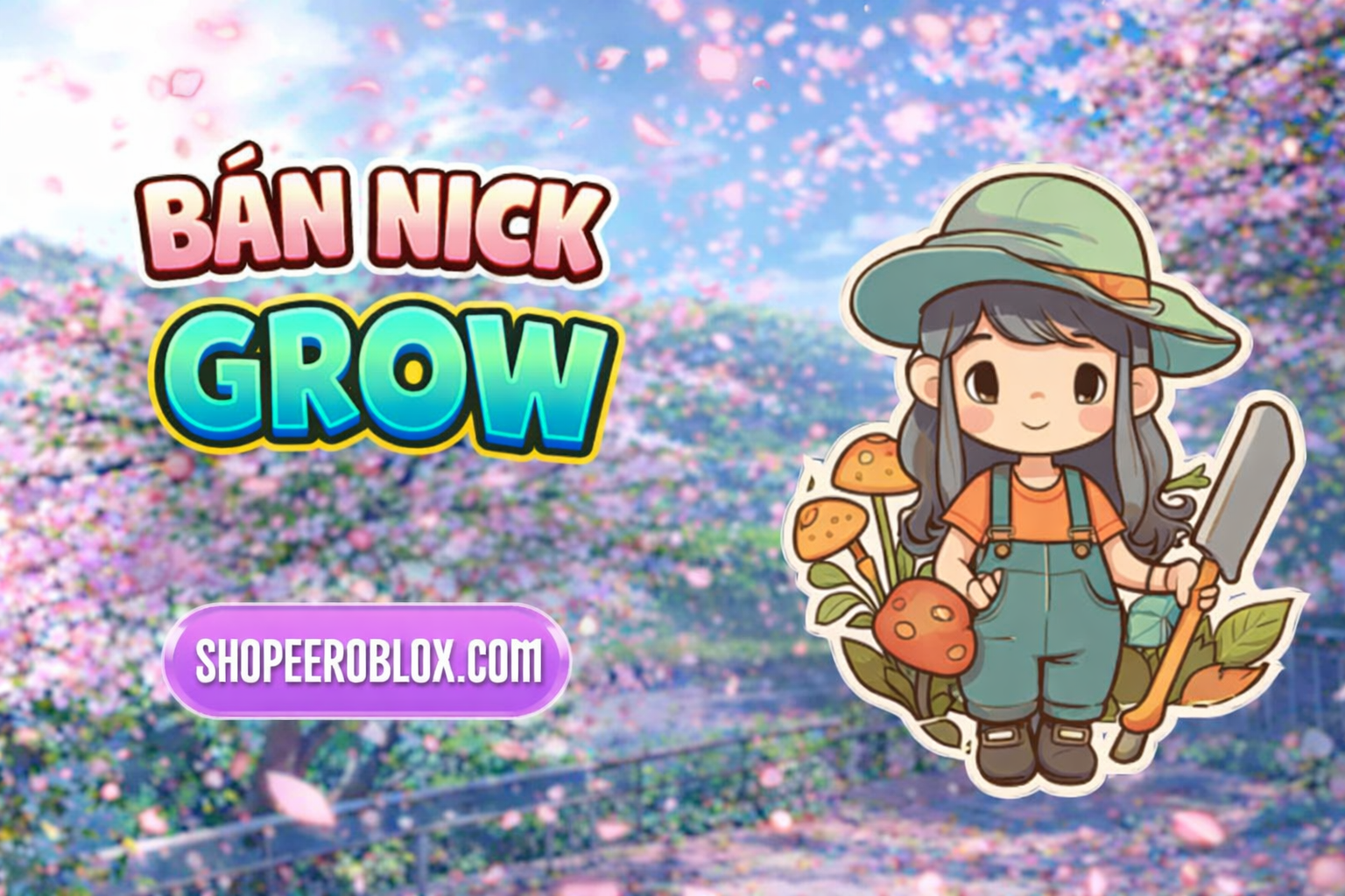 Acc Grow a Garden siêu cháy